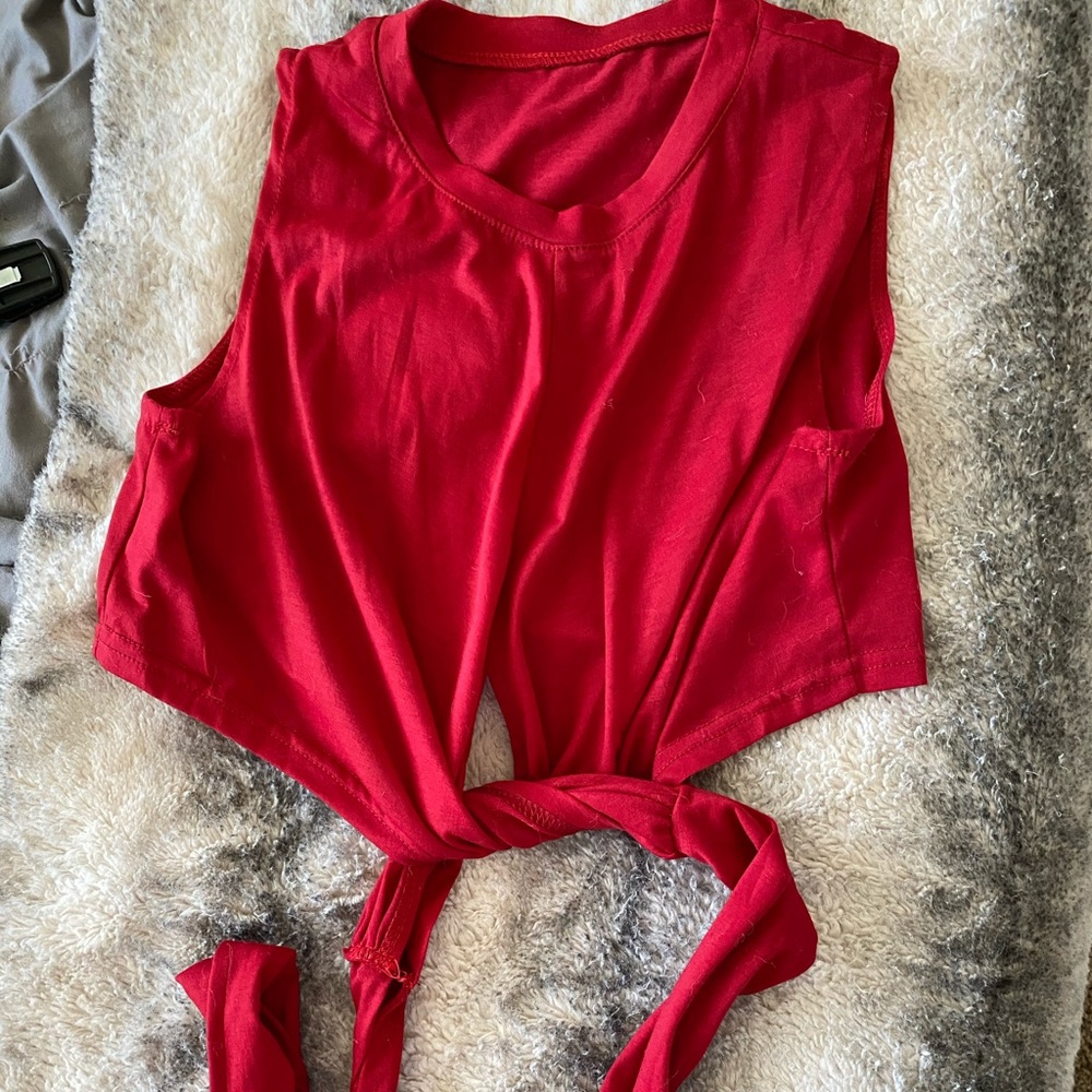 Wrap crop top